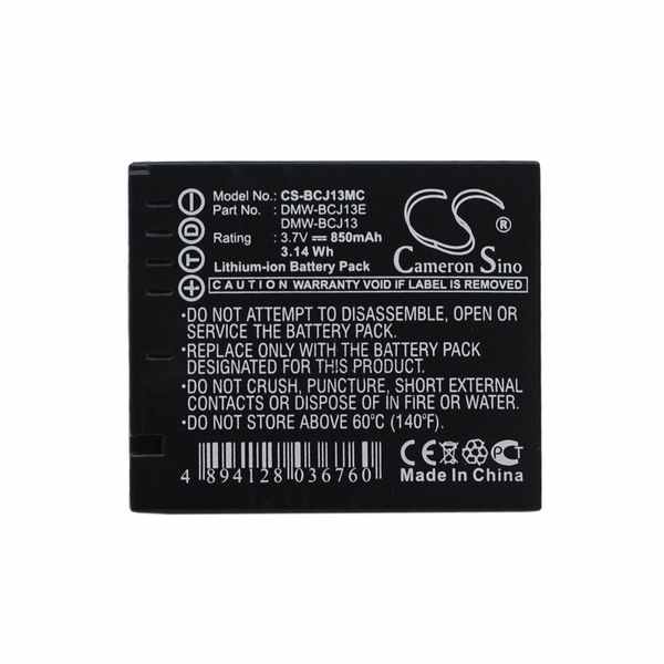Panasonic DMW-BCJ13PP Compatible Replacement Battery