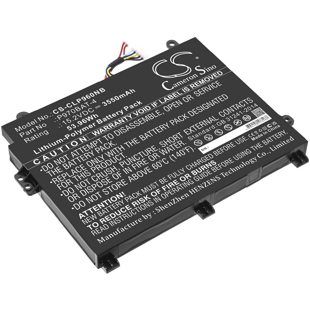 Sager NP8973(P970EN) Compatible Replacement Battery