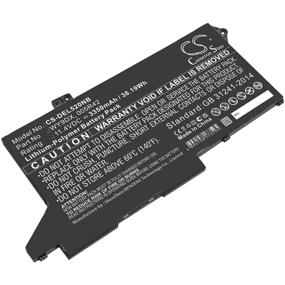 DELL WY9DX Compatible Replacement Battery