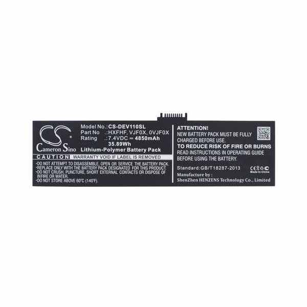 DELL Venue 11 Pro Compatible Replacement Battery