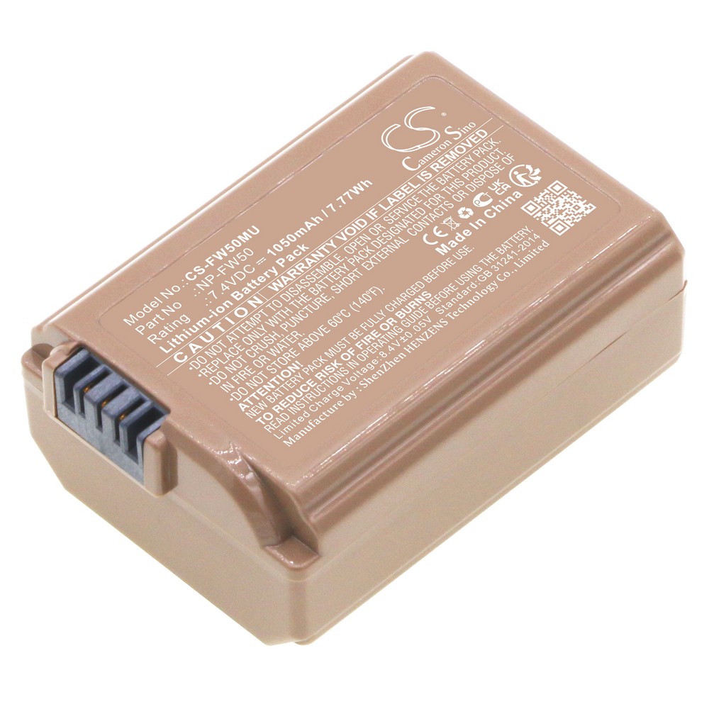 Sony NEX-3K Compatible Replacement Battery