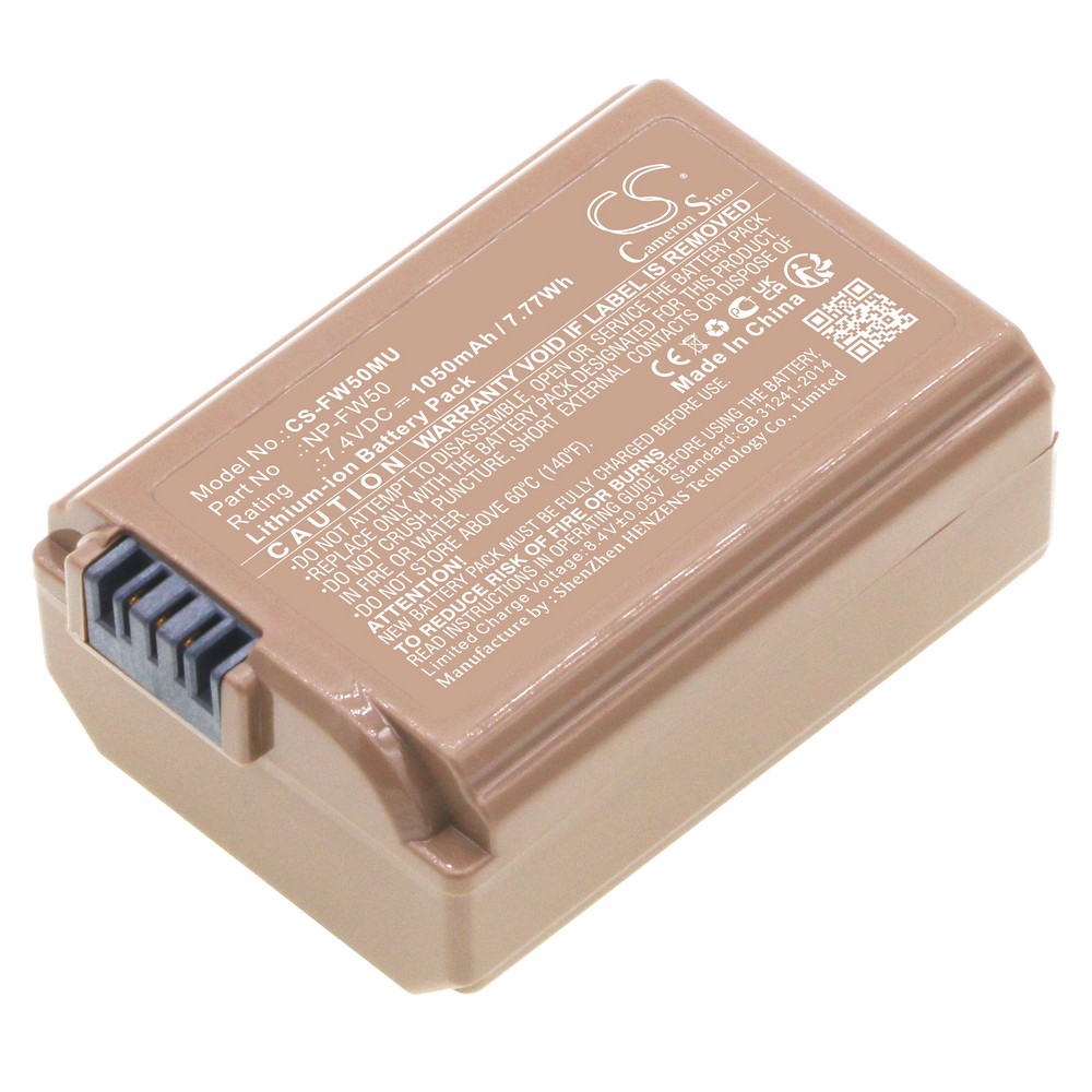 Sony NEX-F3D Compatible Replacement Battery