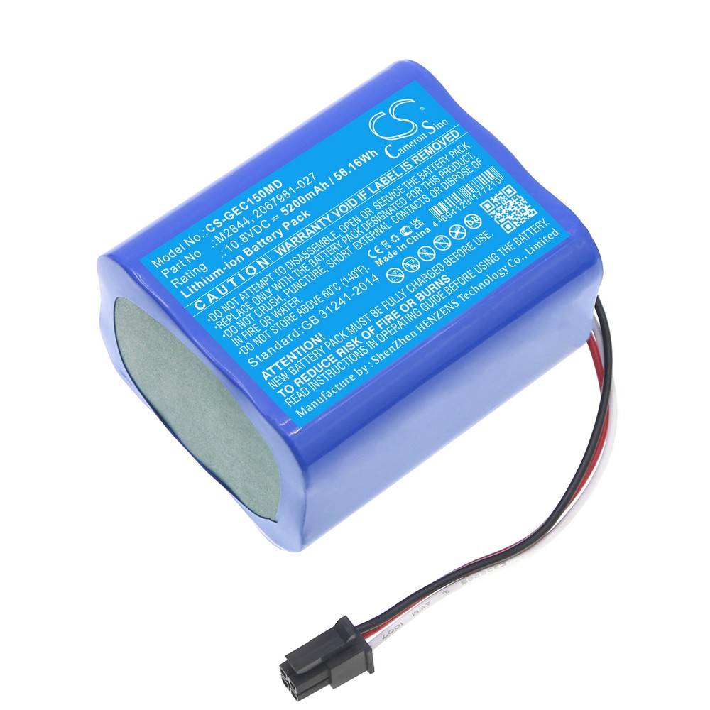 GE Moniteur Carescape Dinamap VC150 Compatible Replacement Battery