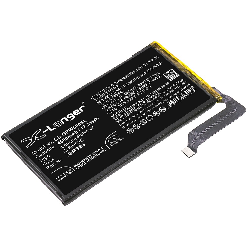 Google GMSB3 Compatible Replacement Battery