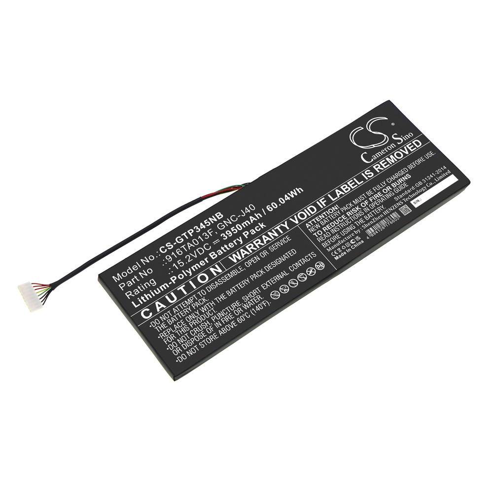 Schenker GNC-J40 Compatible Replacement Battery