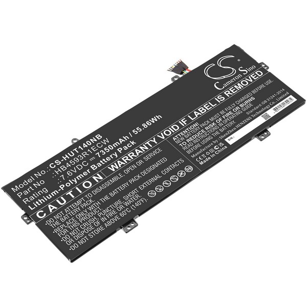 Huawei Matebook X Pro 256GB) Compatible Replacement Battery