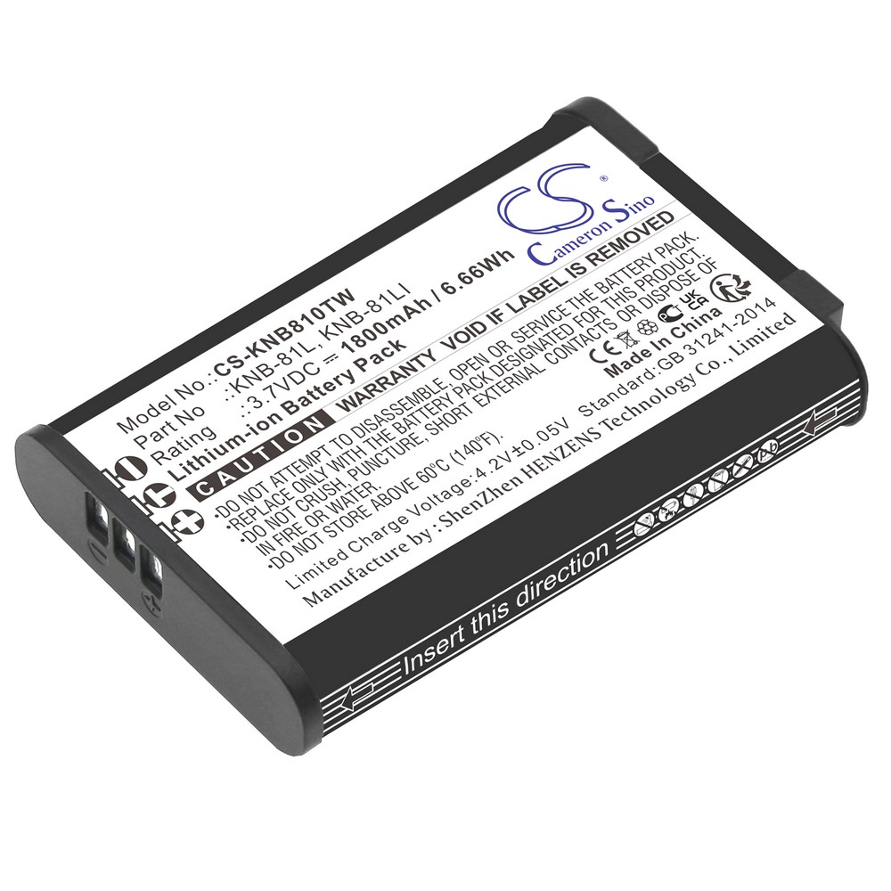 Kenwood KNB-81LI Compatible Replacement Battery