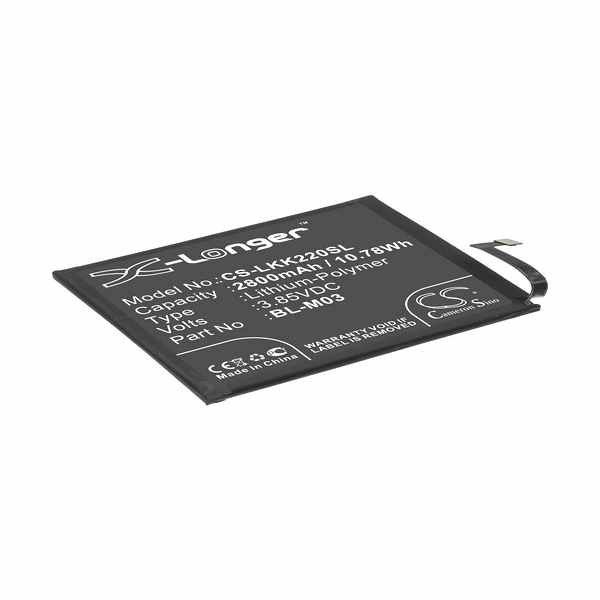 LG K22 2020 Compatible Replacement Battery