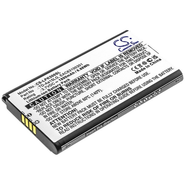 LG EAC63100301 Compatible Replacement Battery