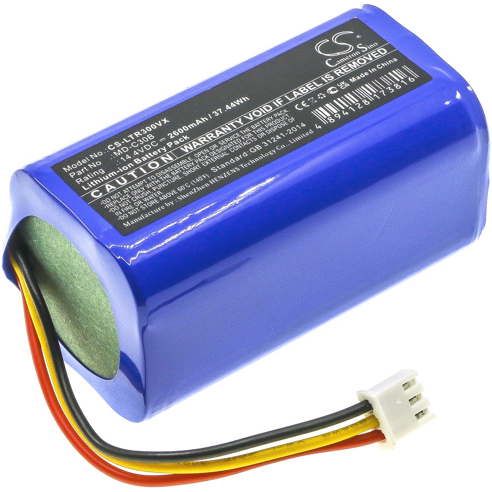 Liectroux MD-C30B Compatible Replacement Battery