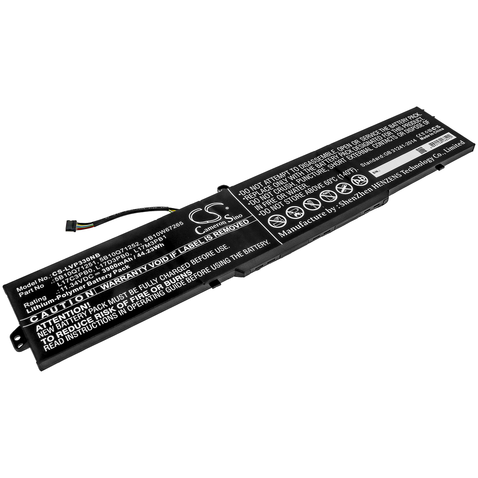 Lenovo L17M3PB1 Compatible Replacement Battery