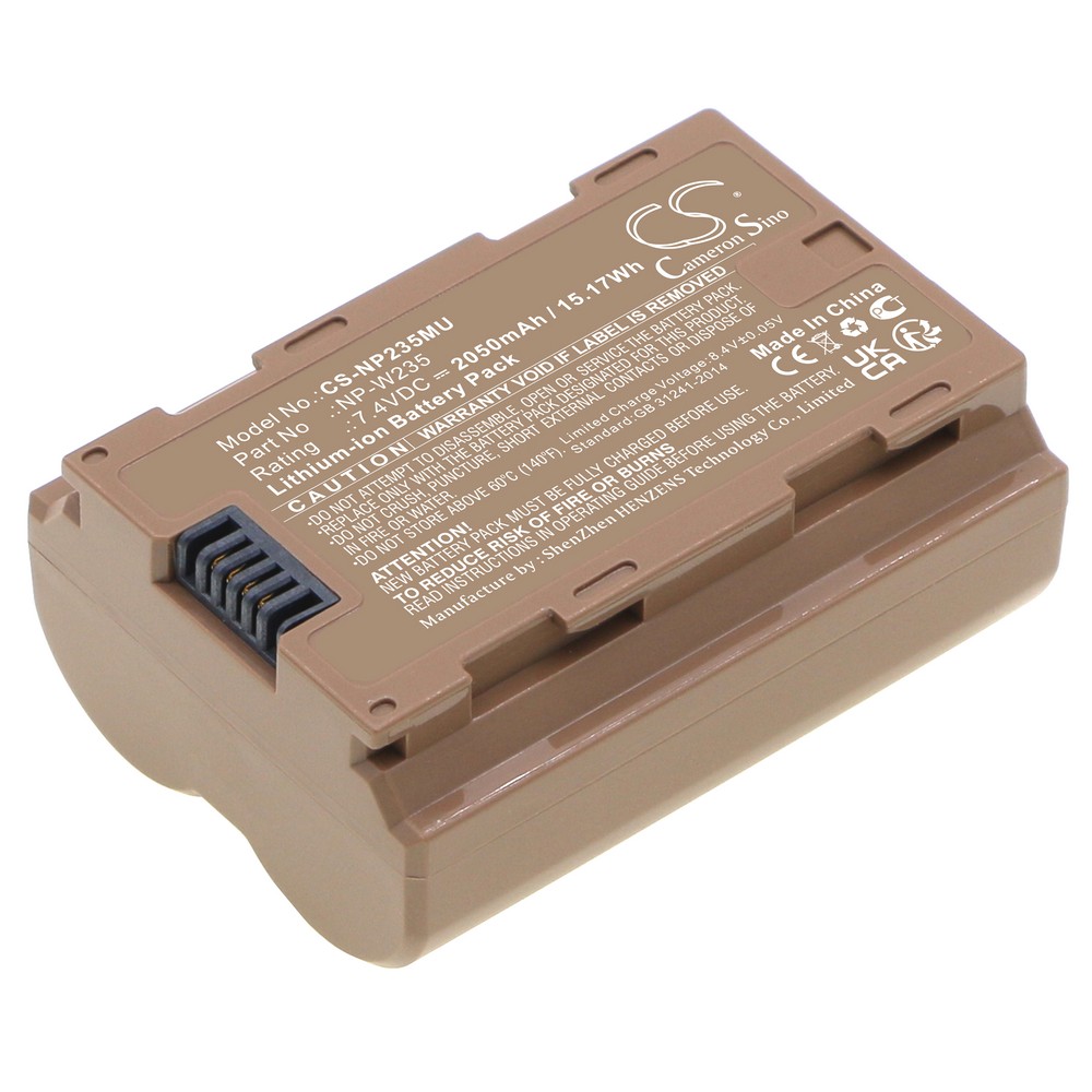 Fujifilm NP-W235 Compatible Replacement Battery