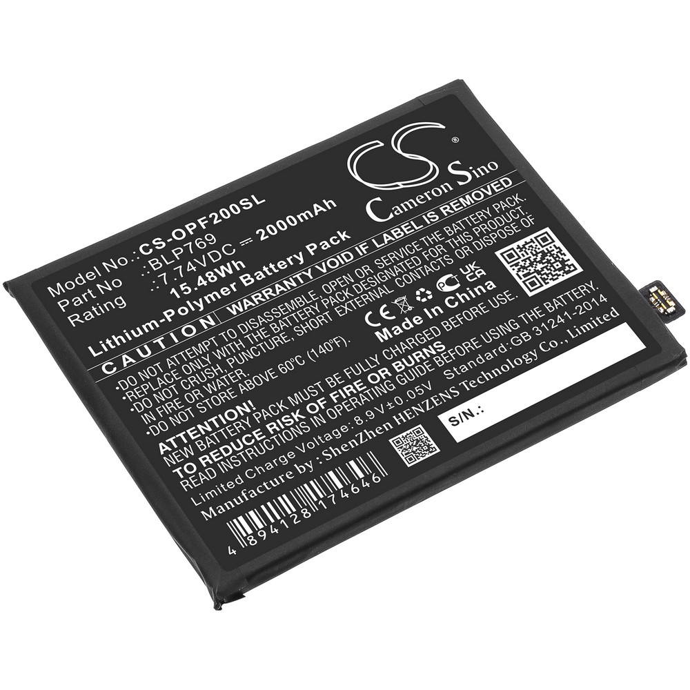 OPPO PDEM10 Compatible Replacement Battery