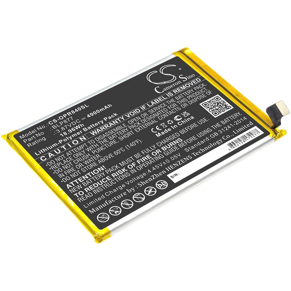 OPPO BLP877 Compatible Replacement Battery