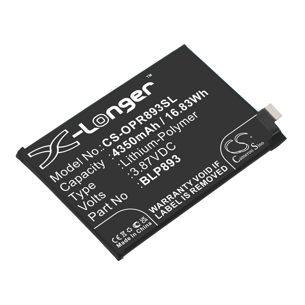 OPPO BLP893 Compatible Replacement Battery