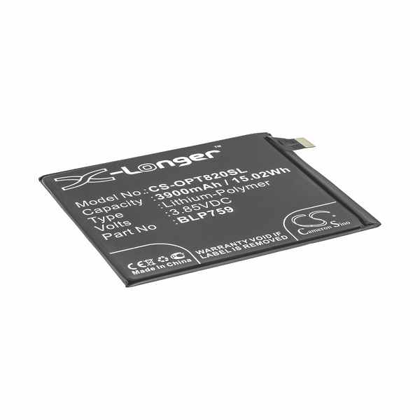 Oneplus BLP759 Compatible Replacement Battery