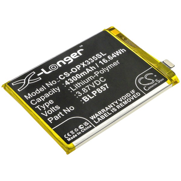 OPPO BLP857 Compatible Replacement Battery