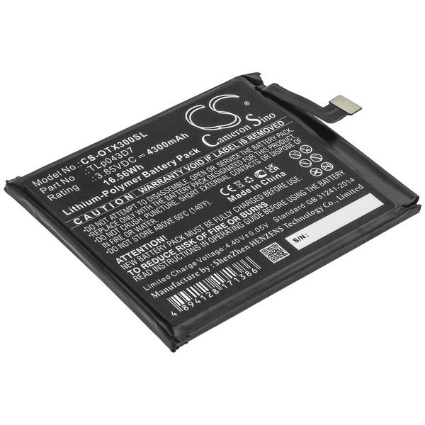 Alcatel 3X Compatible Replacement Battery