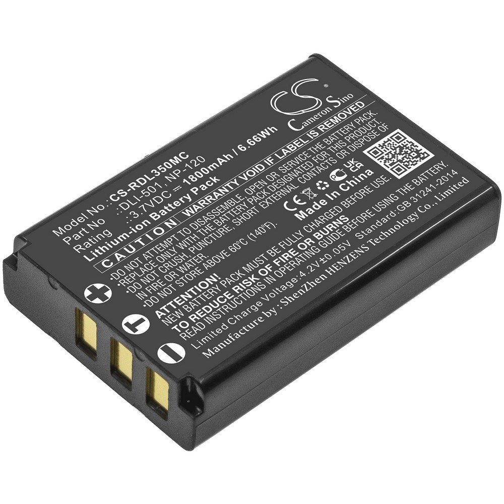 Rollei Powerflex 350 WiFi Compatible Replacement Battery