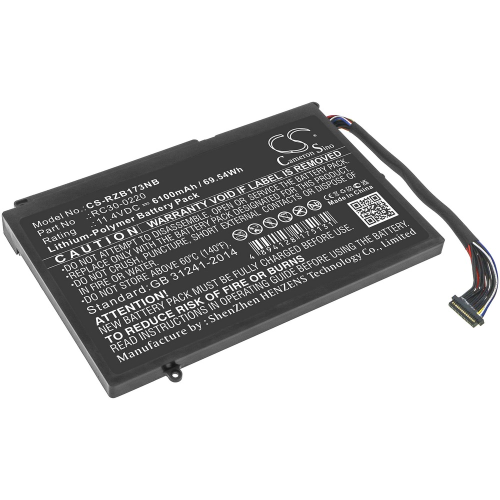 Razer Blade Pro 17 2019 Full HD Compatible Replacement Battery