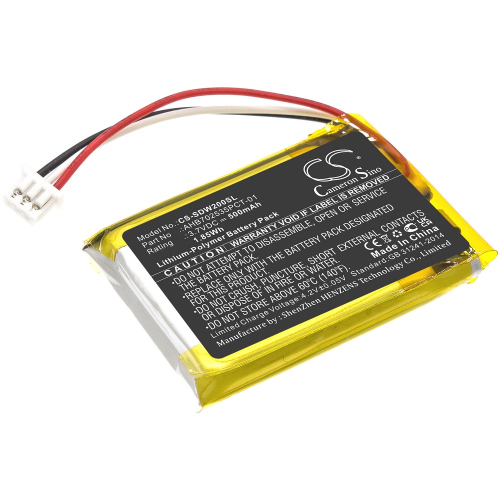 Sennheiser M3IETW Compatible Replacement Battery