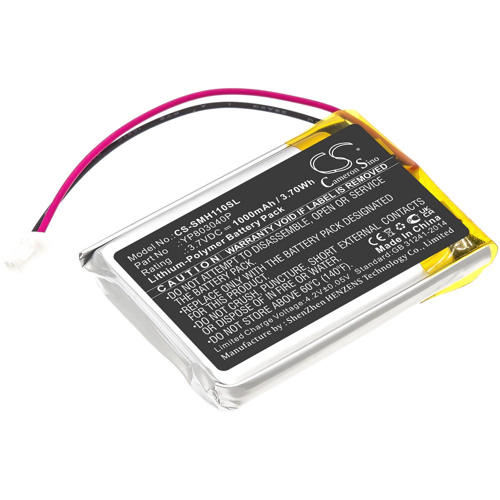 Sena YP803040P Compatible Replacement Battery