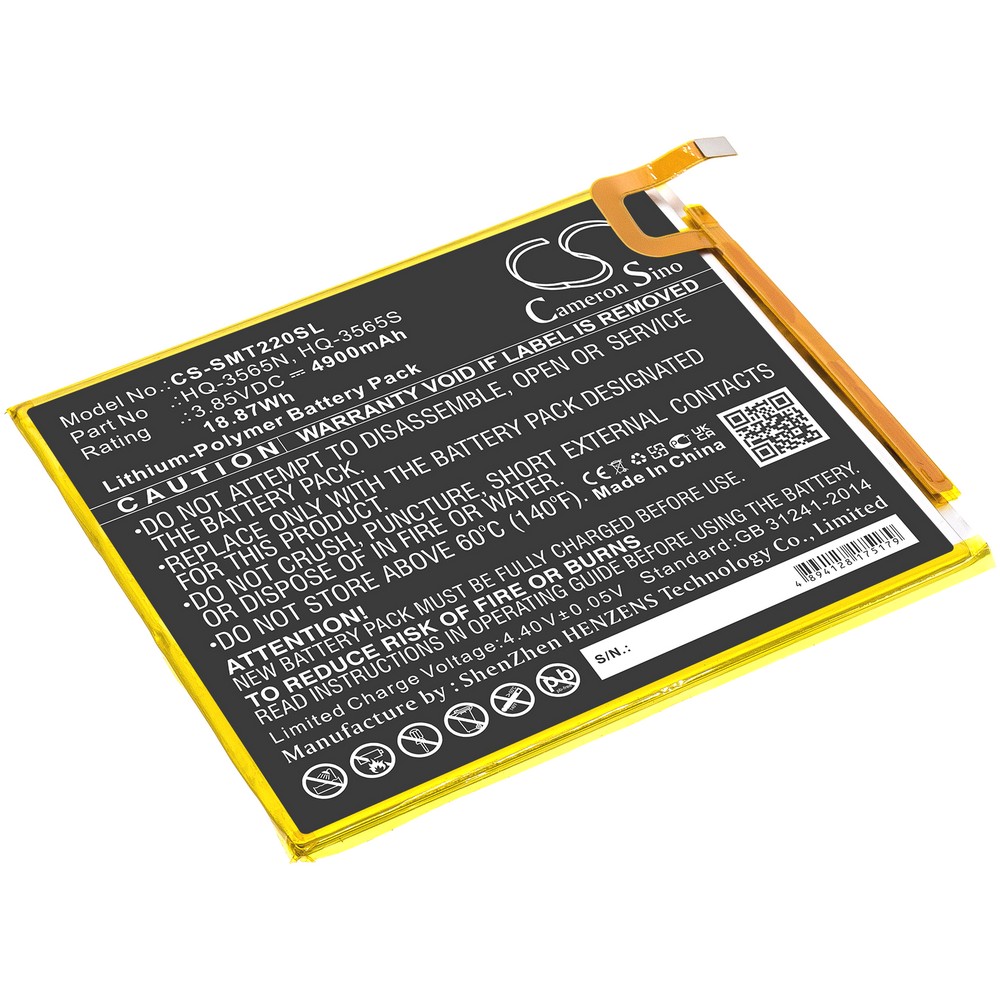 Samsung Galaxy Tab A7 Lite 8.7 2021 Compatible Replacement Battery