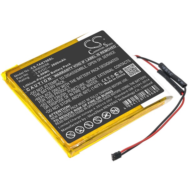 Astell&Kern SR605056 Compatible Replacement Battery