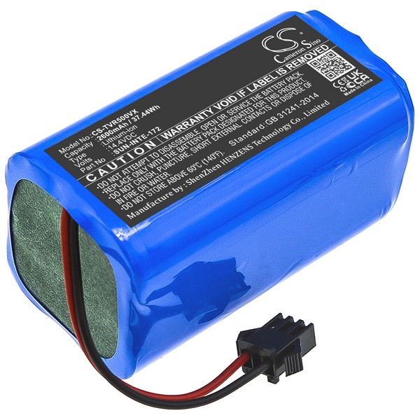 Tesvor S6 Turbo Compatible Replacement Battery