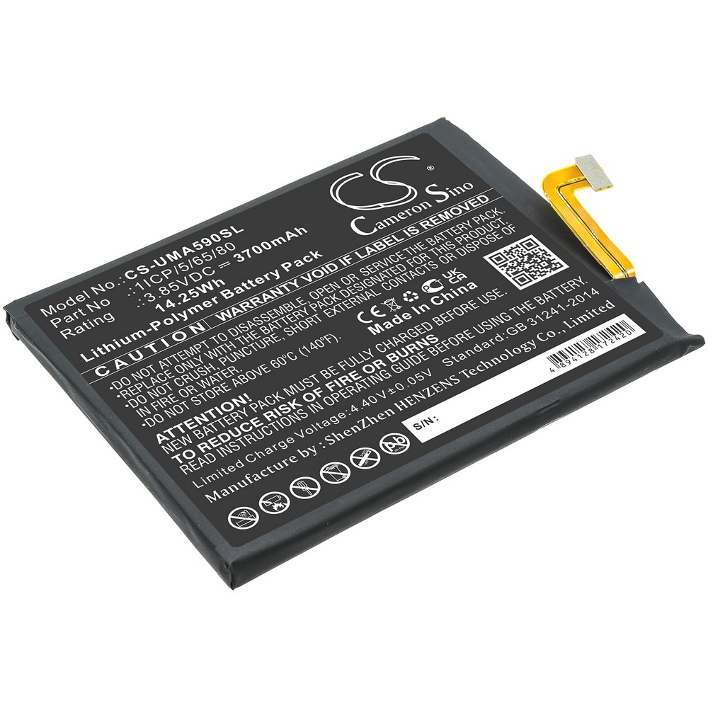 UMI 1ICP/5/65/80 Compatible Replacement Battery
