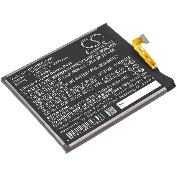 UMI 1ICP/5/65/87 Compatible Replacement Battery