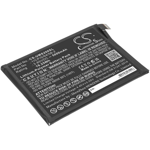 UMI 1ICP/5/64/58-2 Compatible Replacement Battery