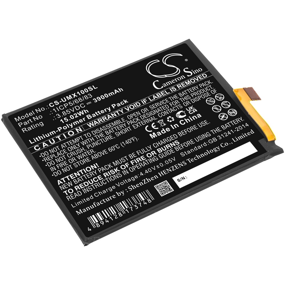 UMI UMIDIGI X Compatible Replacement Battery