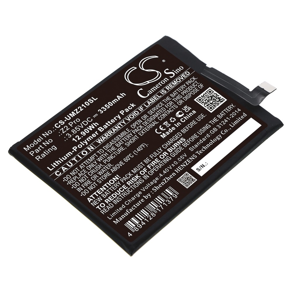 UMI Z2 Pro Compatible Replacement Battery