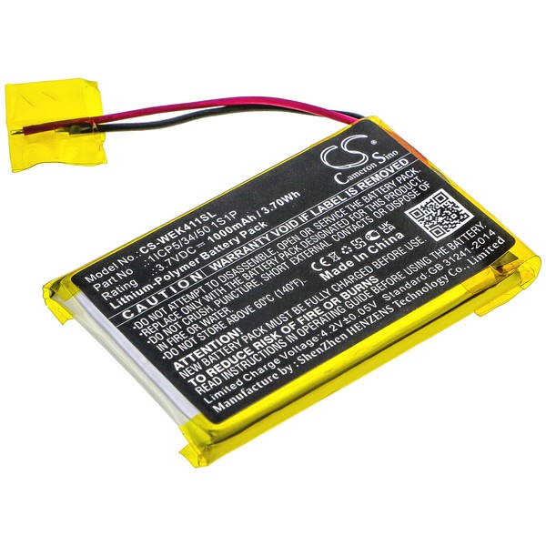 Wacom ACK411050 Compatible Replacement Battery
