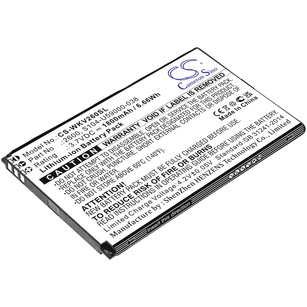 Wiko S104-U59000-038 Compatible Replacement Battery