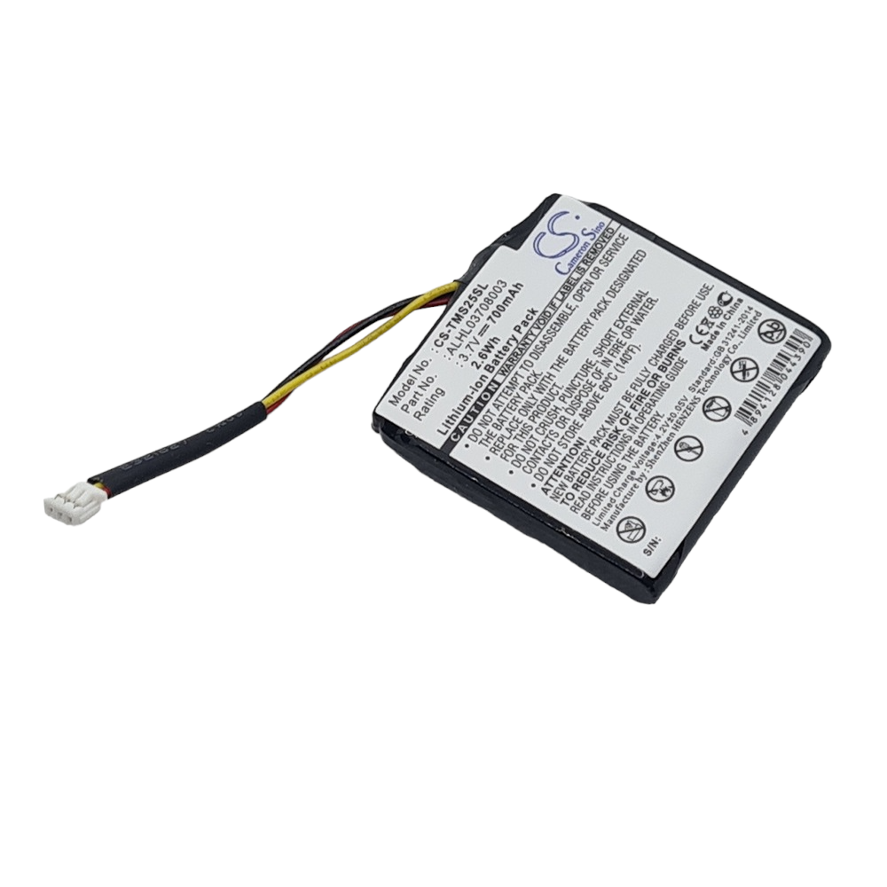 TOMTOM 4EN.001.02 Compatible Replacement Battery