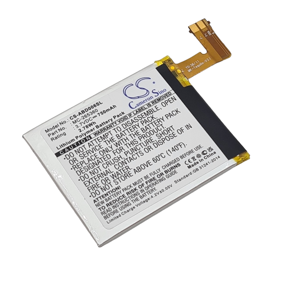 Amazon 515-1058-01 M11090355152 MC-265360 D01100 Kindle 4 4G Compatible Replacement Battery