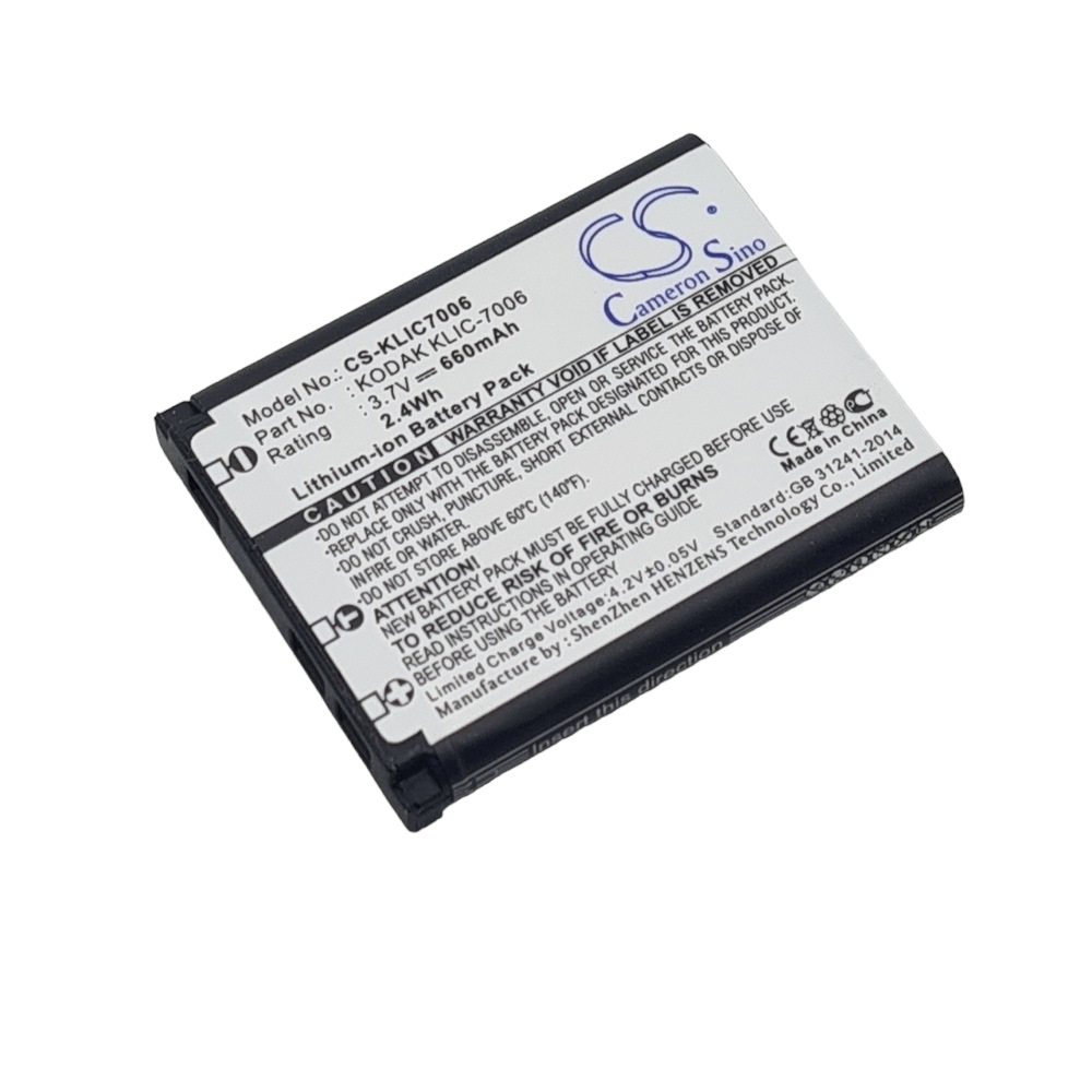 KODAK Pixpro SL5 SmartLens Compatible Replacement Battery