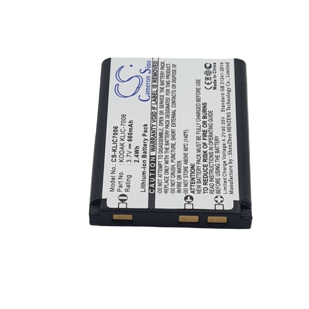 KODAK Friendly Zoom FZ51 Compatible Replacement Battery