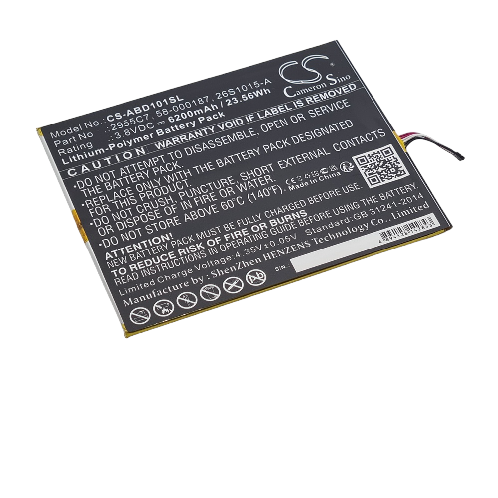 Amazon Kindle Fire HD 10.1 Compatible Replacement Battery