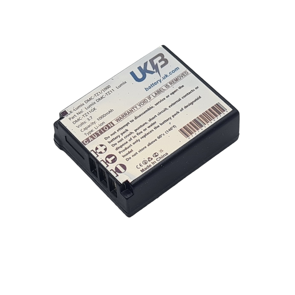 PANASONIC Lumix DMC TZ3S Compatible Replacement Battery