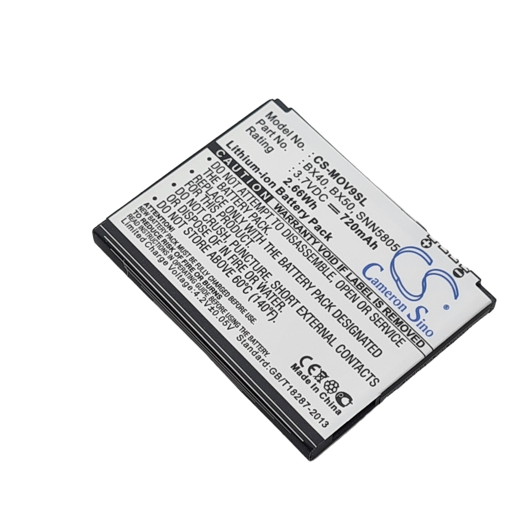 MOTOROLA MOTORAZR2V9 Compatible Replacement Battery