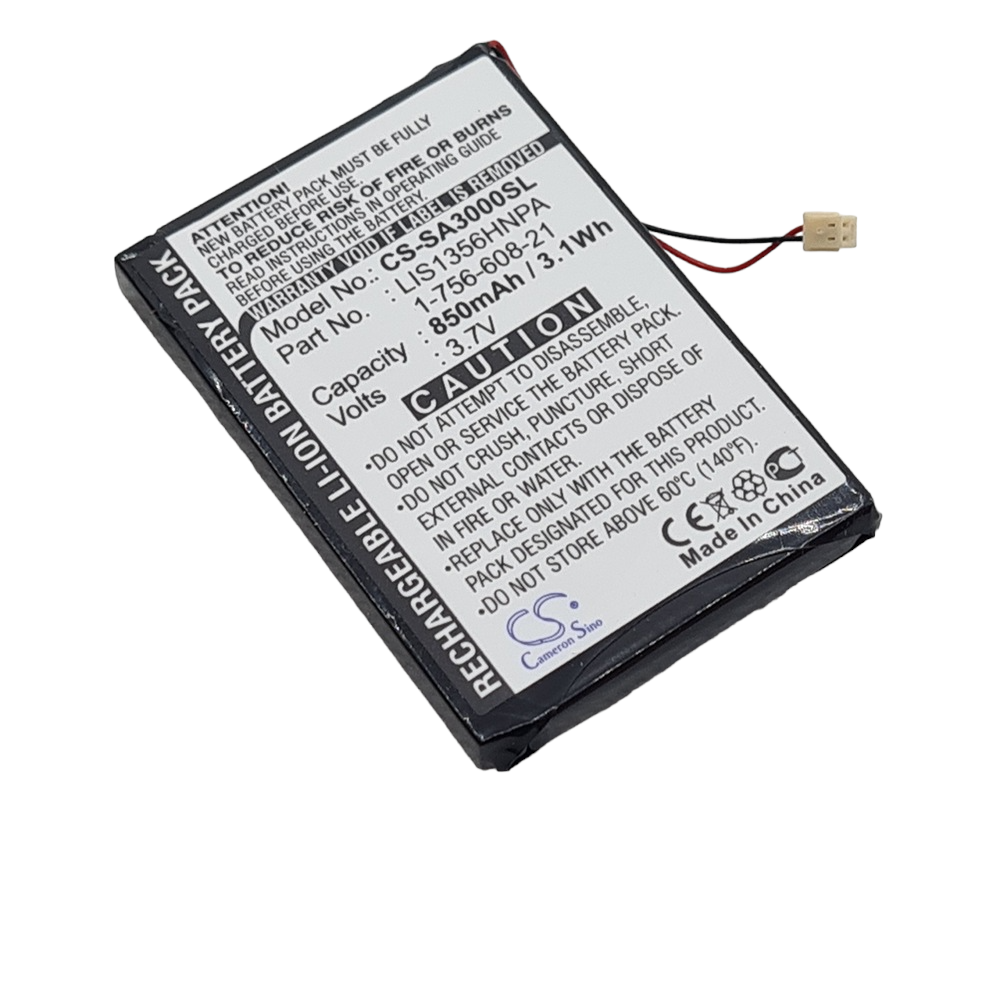 Sony 1-756-608-21 5Y30A1697 LIS1356HNPA NW-A3000 series NW-A3000V Compatible Replacement Battery