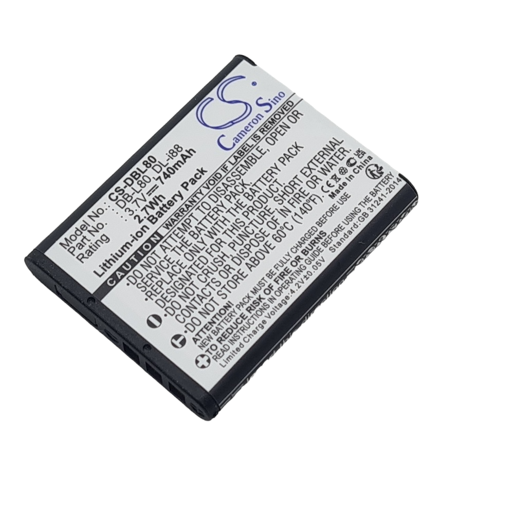 SANYO Xacti VPC CG20EX B Compatible Replacement Battery