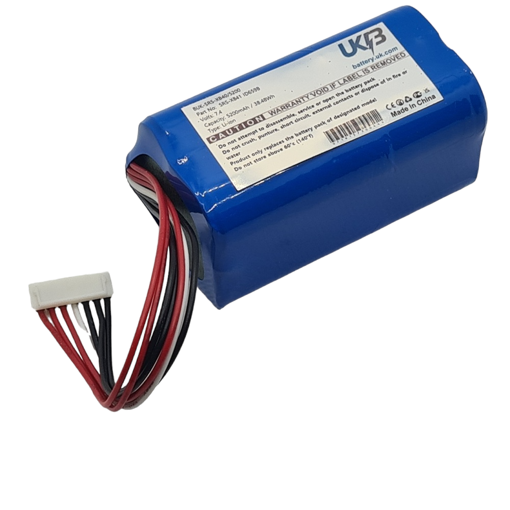 Sony SRS-XB40 Compatible Replacement Battery
