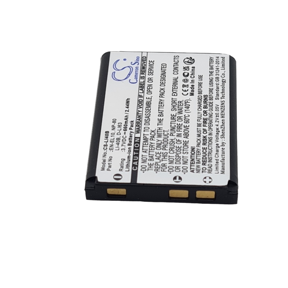 CASIO Exilim EX N5BK Compatible Replacement Battery