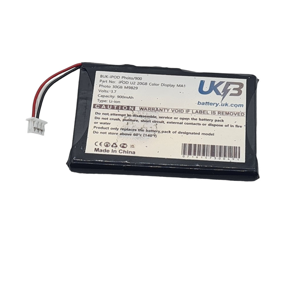 APPLE Photo40GBM9585KH-A Compatible Replacement Battery