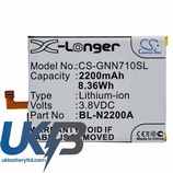 GIONEE BL N2200A Compatible Replacement Battery