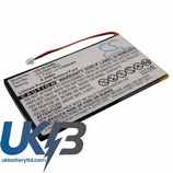 IRIVER DA2WB18D2 Compatible Replacement Battery